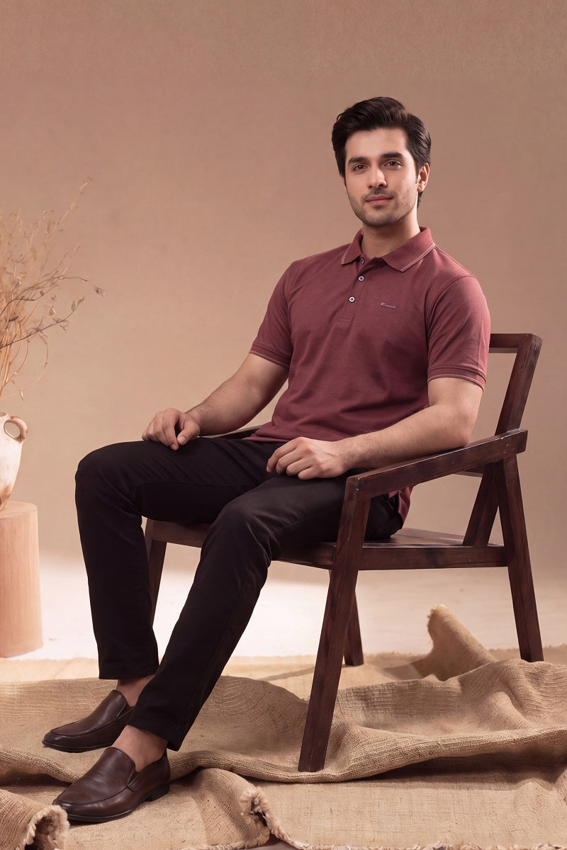 Imported Polo Shirt-Uwani-(Brown)