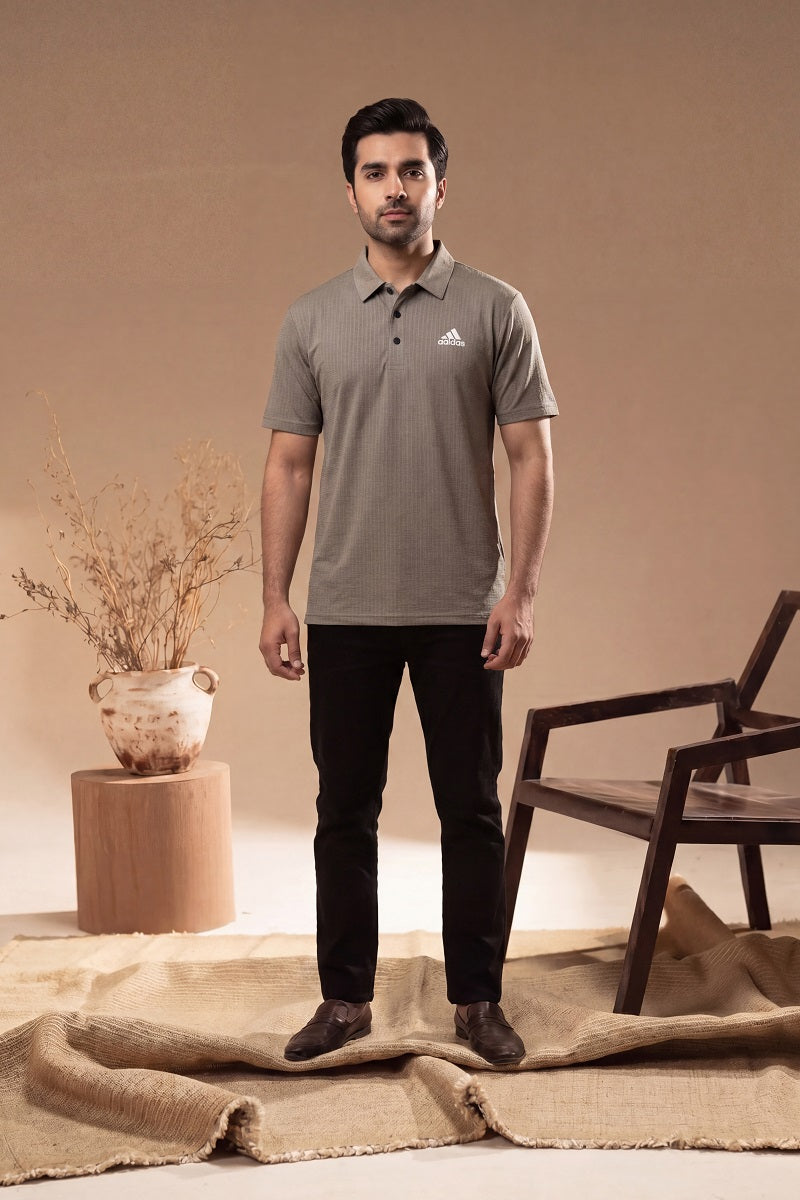 Imported Polo Adidas Shirt (gray)