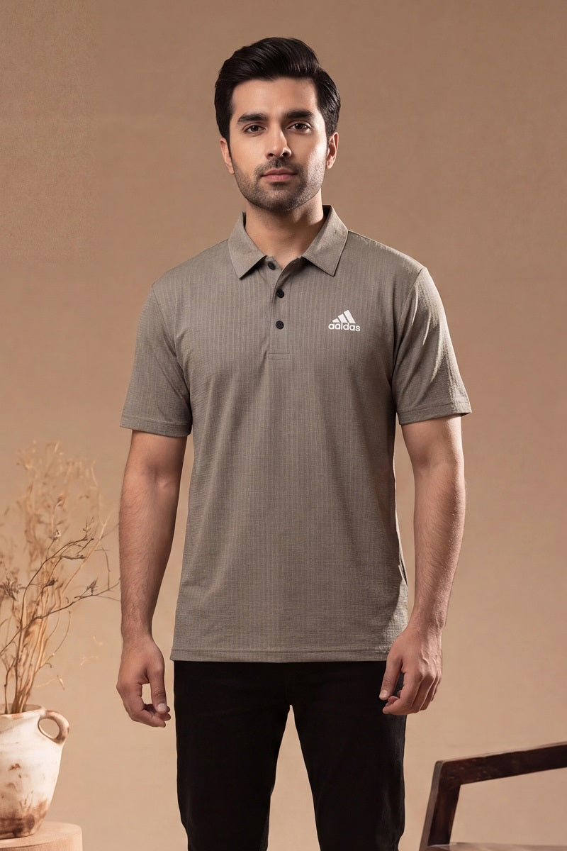 Imported Polo Adidas Shirt (gray)