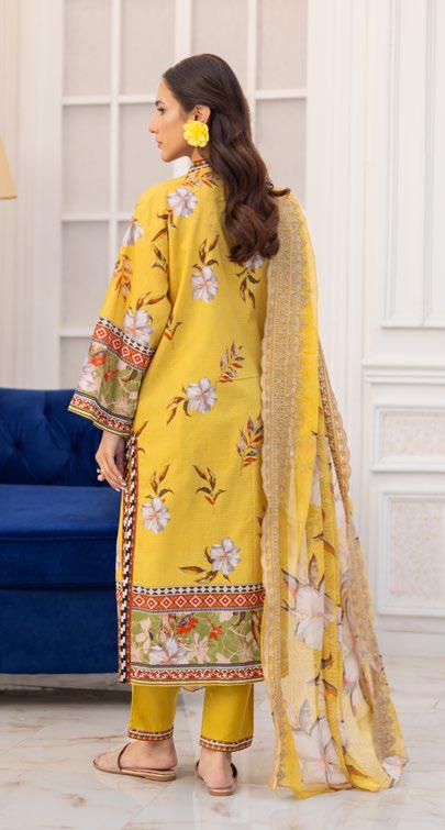 IBSAN BY JOHRA - Unstitched 3-Piece Printed Lawn