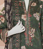 ALMEERAH - Unstitch Embroidery 3pc Lawn