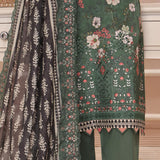 ALMEERAH - Unstitch Embroidery 3pc Lawn