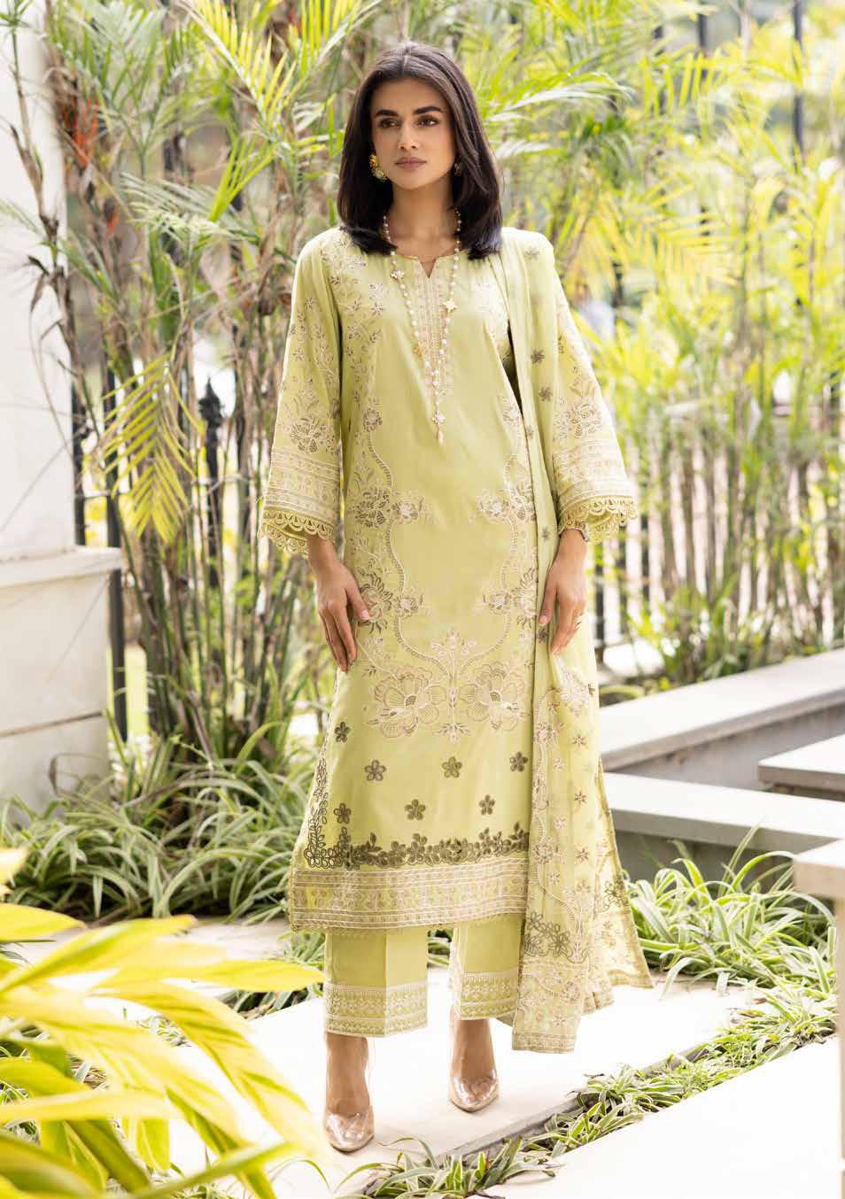 Zahil by Johra - Unstitched 3-Piece Embroidered Lawn
