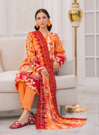 Ibsan By Johra - Unstitched 3-Piece Printed Lawn