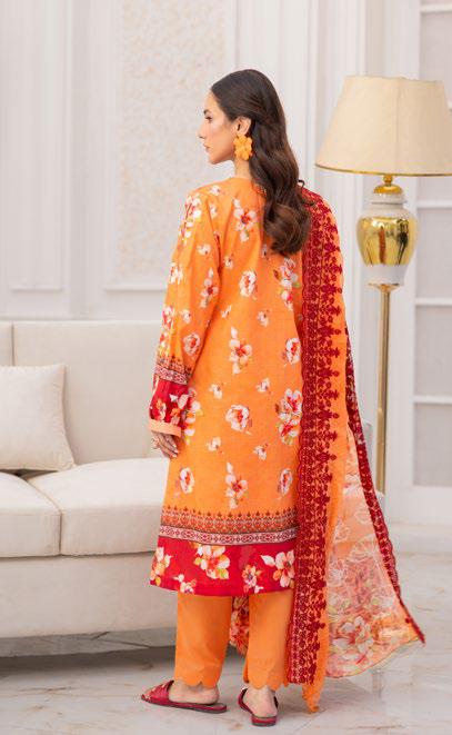 IBSAN BY JOHRA - Unstitched 3-Piece Printed Lawn