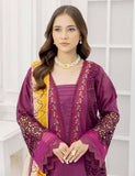Shazma by Johra - Unstitched 4-Piece Embroidered + Chikan Kari Lawn