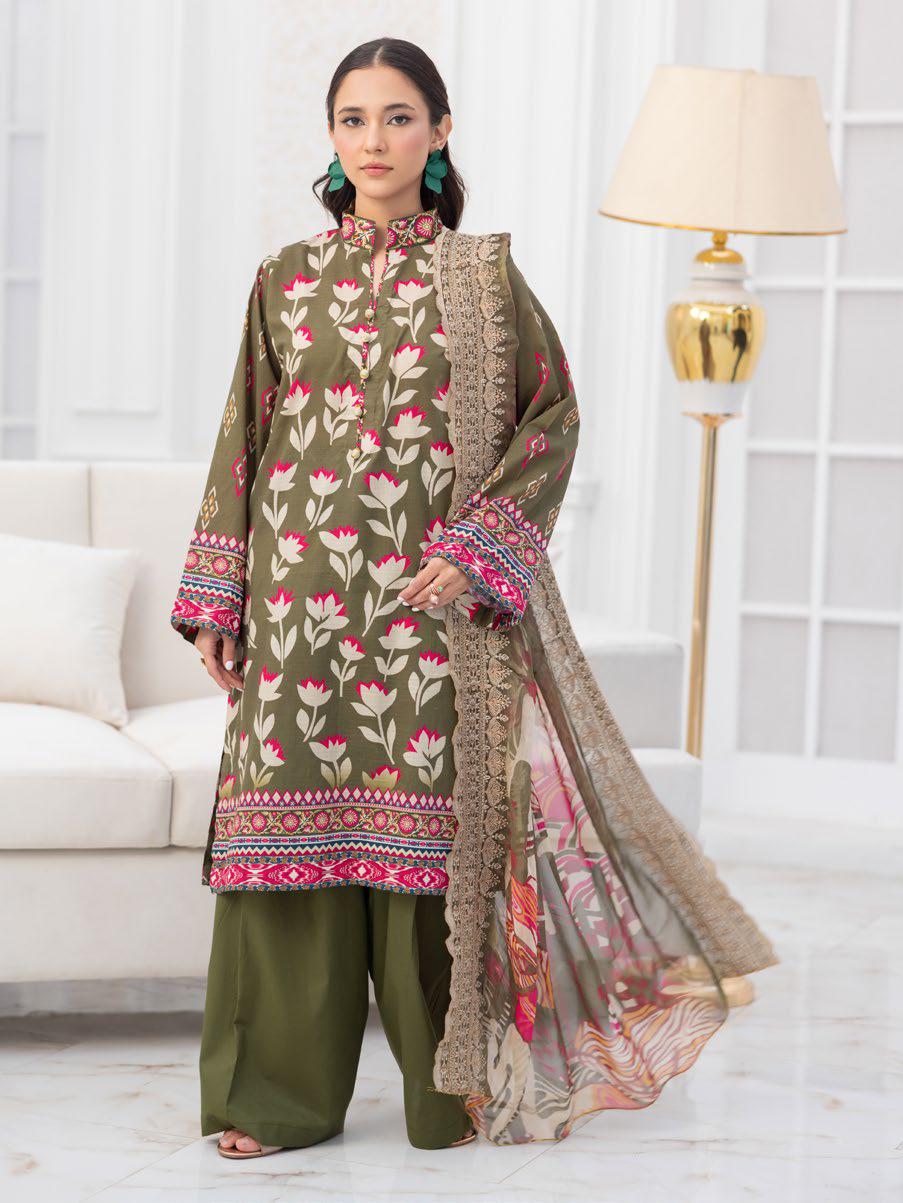 Ibsan By Johra - Unstitched 3-Piece Printed Lawn