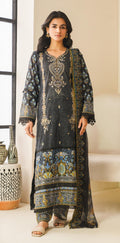 Haziq By Johra - Unstitched 3-Piece Embroidered & Printed Lawn