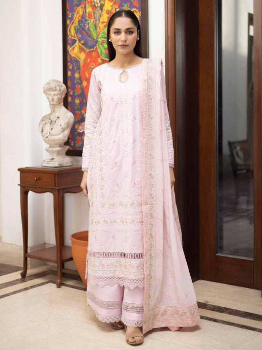 Zahil by Johra - Unstitched 3-Piece Embroidered Lawn