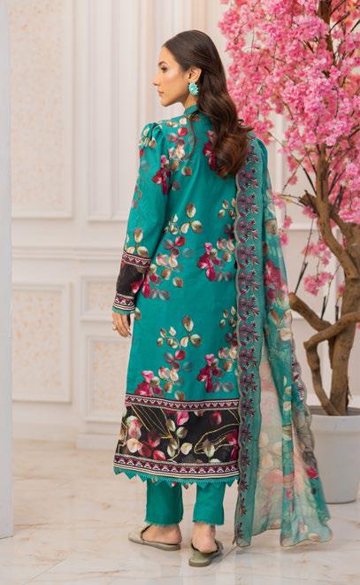 IBSAN BY JOHRA - Unstitched 3-Piece Printed Lawn