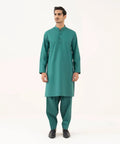 Gul Ahmed Men’s Unstitched Wash & Wear Unstitched Suit (Teal Green)