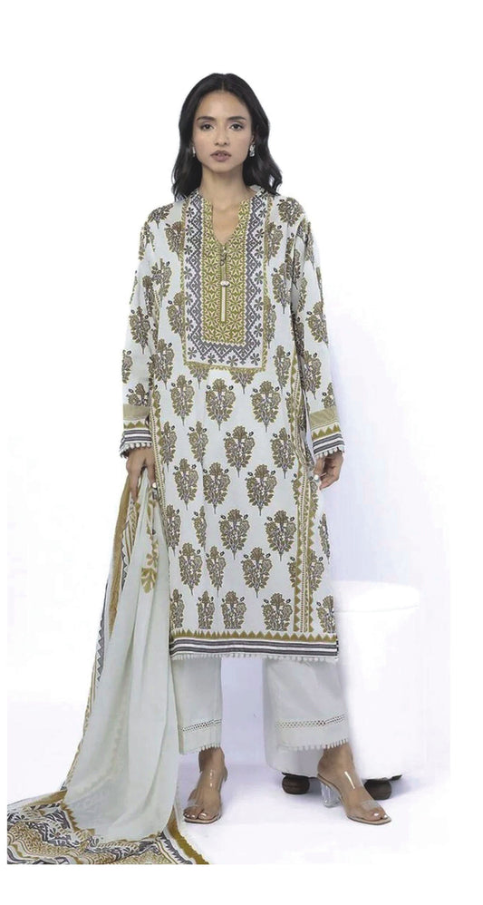 Khaadi 3-Piece Printed Lawn Suit