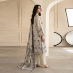 Khaadi 3-Piece Unstitched Embroidered Lawn Suit – Off-White