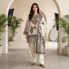 Khaadi 3-Piece Unstitched Embroidered Lawn Suit – Light Pista
