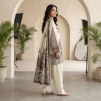 Khaadi 3-Piece Unstitched Embroidered Lawn Suit – Light Pista