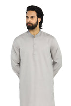 Grace Men’s Wash & Wear Unstitched Fabric Suit (Light Grey)