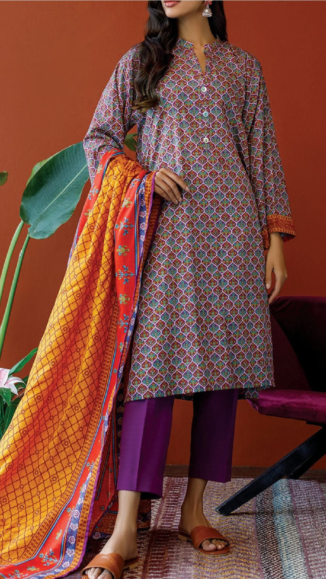 Orient  Khaddar– 3 Piece Unstitched Suit