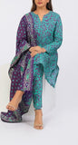 Nishat Doriya Lawn – 3 Piece Stitched