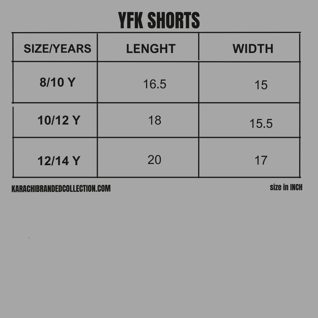 YFK-Cotton Printed Shorts