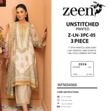 ZEEN – Unstitched Printed 3-Piece Lawn